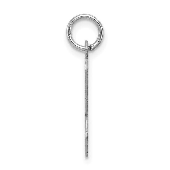 Sterling Silver Madison Collection LG Classic Script Initial K Pendant - Picture 2 of 5